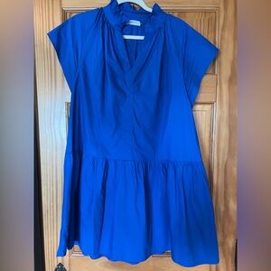 Avara Blue Women's popover Dress